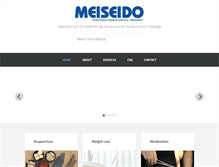 Tablet Screenshot of meiseido.com.sg